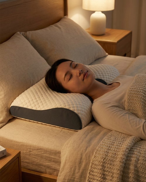 Almohada Cervical Ergonómica — Adiós al Dolor de Cuello